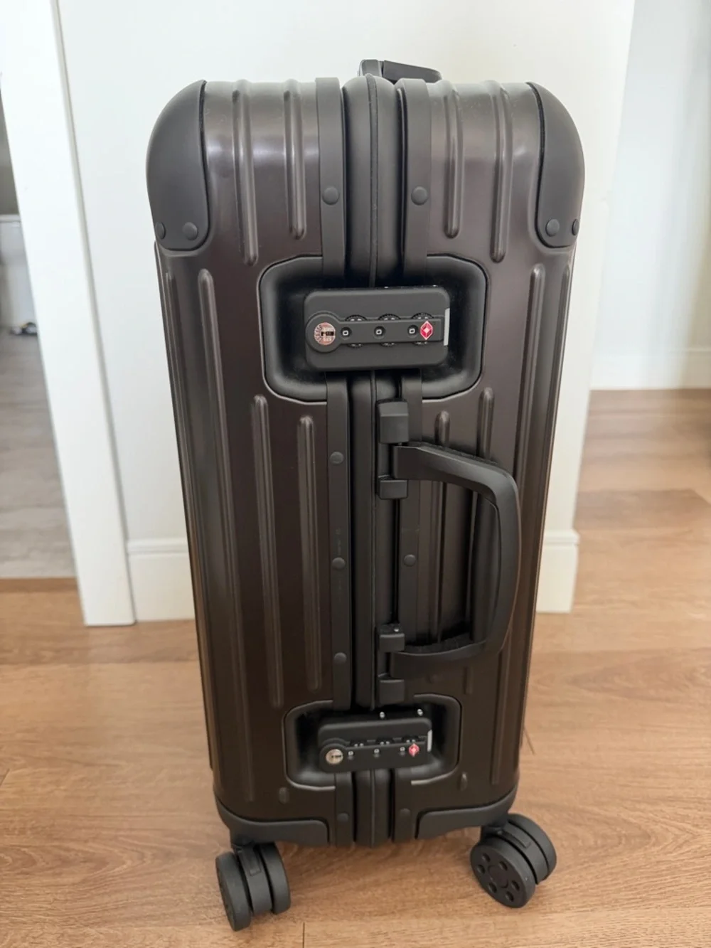 RIMOWA Black Hard-Shell Carry-On Spinner